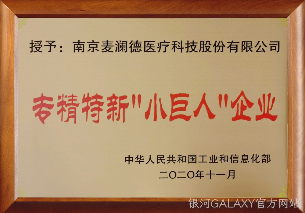 工信部专精特新小巨人企业